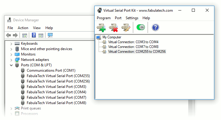 Virtual Serial Port Kit